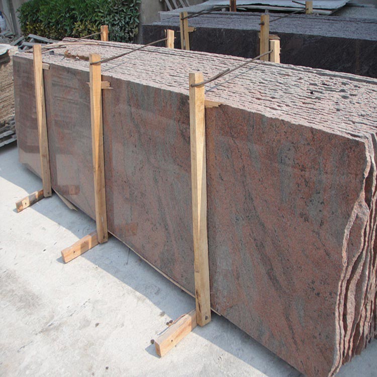 Indian Multicolor Red Granite Slabs