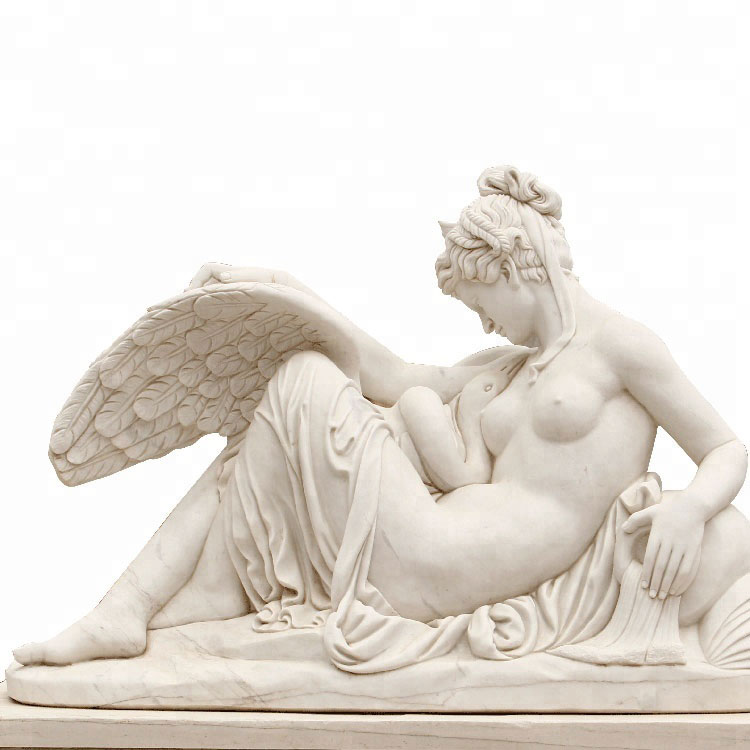 Marble Nude Woman Angel Statue
